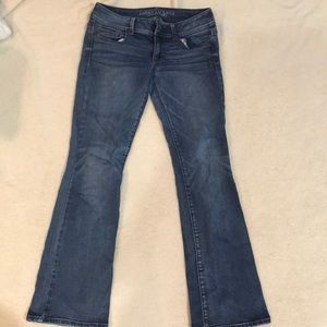 AE flare jeans.